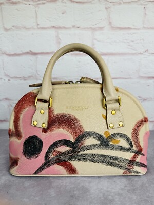 Authentic Rare Burberry *Handpainted* Prorsum Bloomsbury Satchel