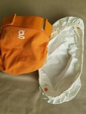 New g diaper small plastic liner included orange