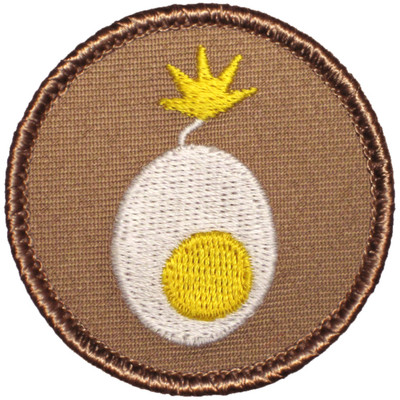 Cool Boy Scout Patch - Exploding Eggs Patrol (#490)