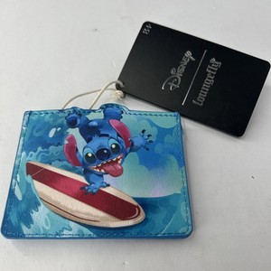 Stitch Surf Card Holder Wallet New With Tags -Disney Loungefly