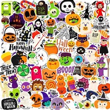 300 pcs Halloween Stickers for Adults, No Repeating Vinyl Multicolor