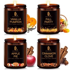 Scented Candles for Home, 4 Pack Soy Candle Set, Candle Gifts for Women Men,S...
