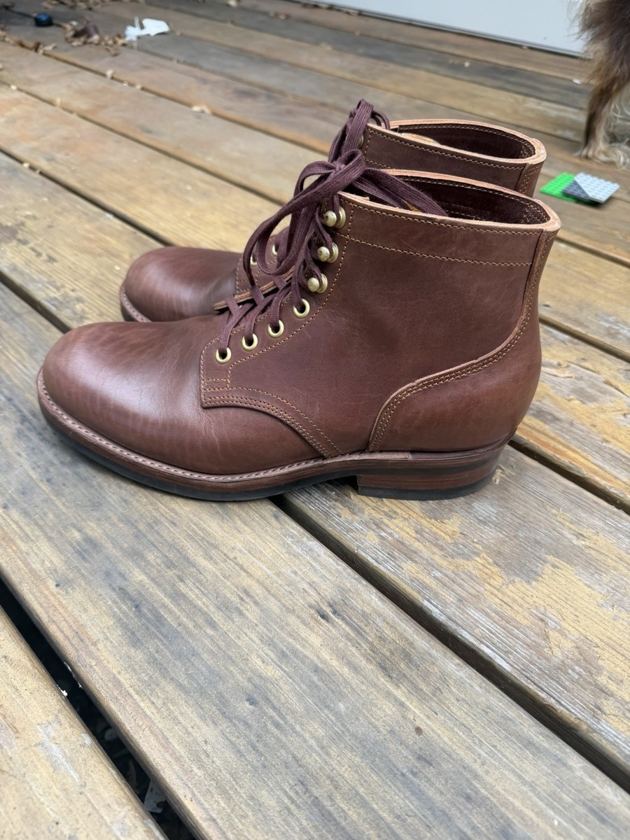 Double Helix Horsehide Boots 9.5