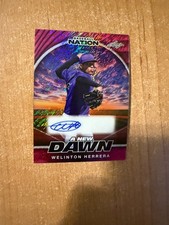2025 Leaf Baseball Nation - Welinton Herrera - Pink Shimmer A New Dawn Auto 1/6
