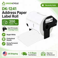 1 x 4"x6" DK-1241 For Brother Large Shipping Address Thermal Labels for QL-1100