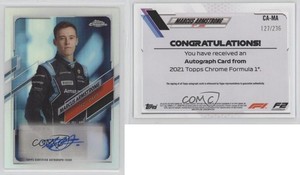 2021 Topps Chrome Formula 1 Auto /236 Marcus Armstrong #CA-MA Auto