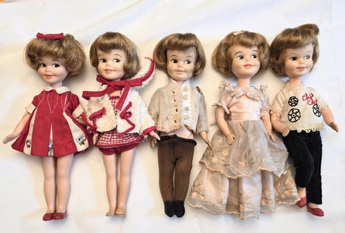 READ LIST 5 Vintage 60's Penny Brite Doll Original Clothes & Shoes Deluxe 1963
