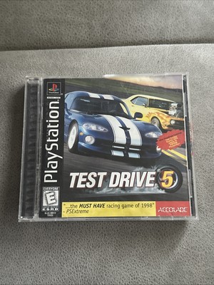 Test Drive 5 (Sony PlayStation 1, 1998) PS1 Complete Black Label CIB
