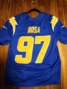 Joey Bosa #97 Royal Blue Nike Vapor Limited Jersey (L)