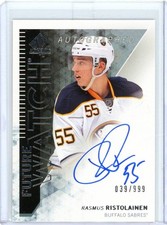 2013-14 Upper Deck SP Authentic Future Watch Rasmus Ristolainen RC Rookie Auto