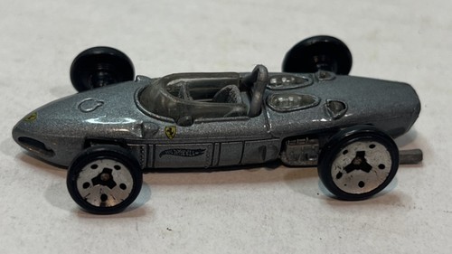Vintage 2000 Hot Wheels Ferrari 156 Gray 1961 Style Die Cast 1:64 D1 Mattel Rare - Picture 3 of 5