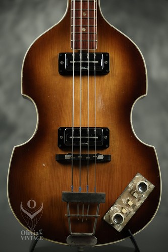 1966 Hofner 500/1 Violin Beatle Bass Sunburst