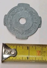 Vtg Record Adapter Webster-Chicago Corporation Metal 45 RPM Record Insert