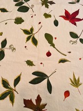 Ready for Fall Williams Sonoma Cotton Tablecloth Italy 67x84