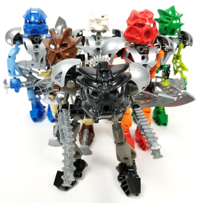 LEGO Bionicle Toa Nuva All Six Complete Sets 8566 8567 8568 8570 8571 8572