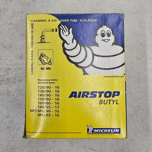 MICHELIN 120/90-16 Center 90 Degree Metal Stem Tire Tube 87-09481