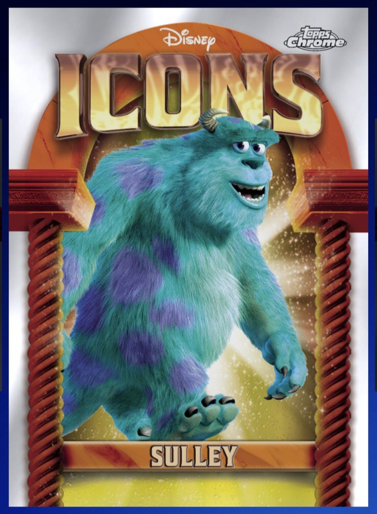 Sulley 2025 Topps Chrome Disney #DI-20 Disney Icons Price Guide
