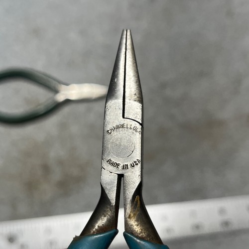 Vintage Channellock 43 und 44 kleine Zange 5" Duck Bill Nadel Nase USA 2er Set - Bild 4 von 7