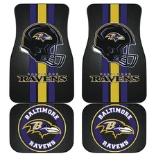 American Football Club Car Floor Mats NFL Car Accessories Custom For Fans