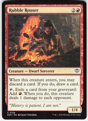 Rubble Rouser 128/444 Common Secrets of Strixhaven Magic: The Gathering