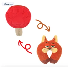 Japan Tokyo Disney Store Zootopia Nick Wilde 2WAY Neck Pillow Ice Candy