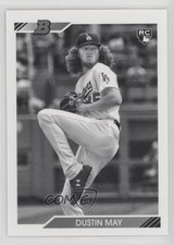 2020 Bowman Heritage Black & White Dustin May #38 Rookie RC 0e4z