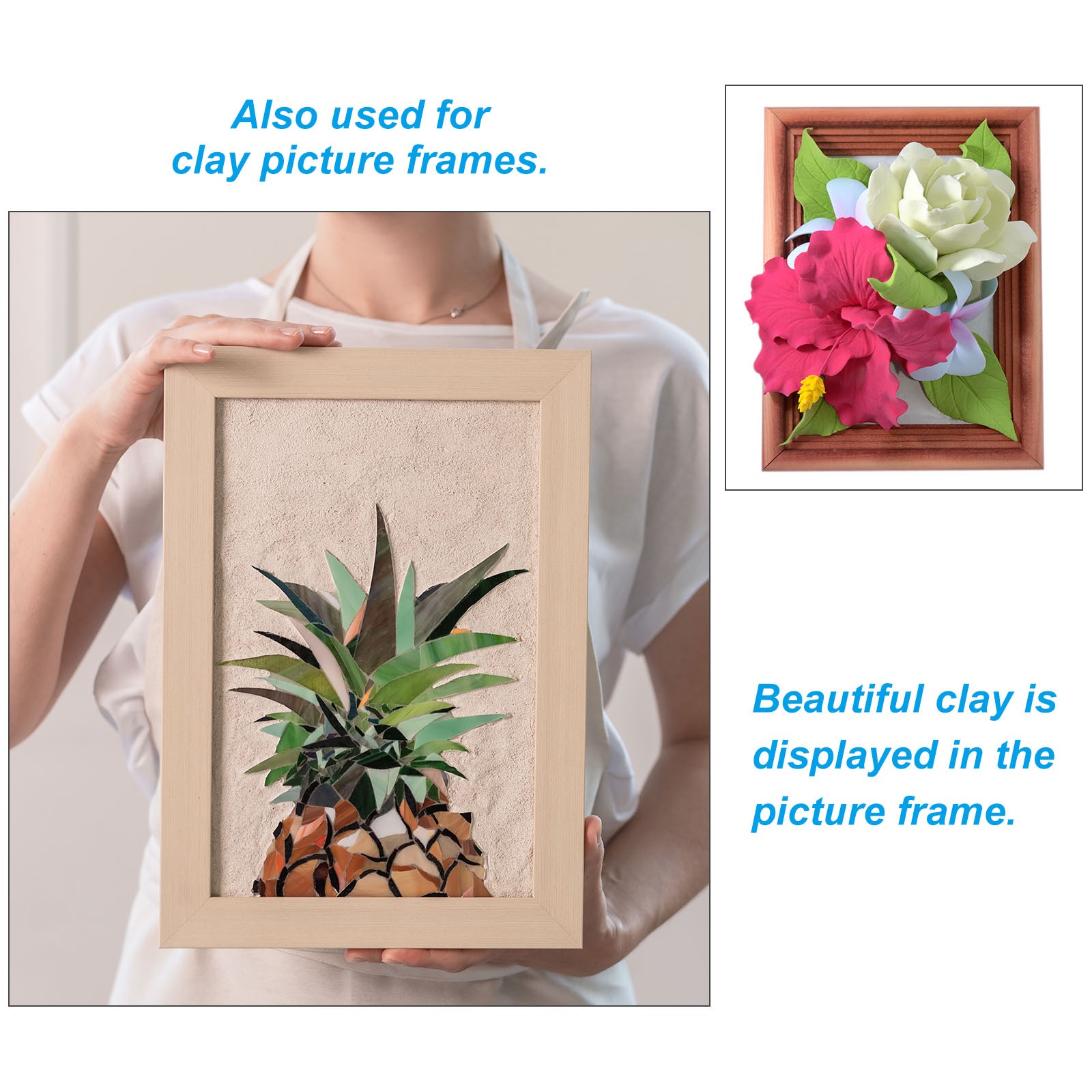 6" 8" Wood Panels Board, 2 Set Unfinished Round Wood Canvas Boards