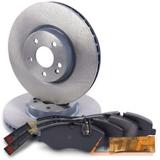 BREMSSCHEIBEN BELÜFTET Ø330 + BREMSBELÄGE VORNE FÜR MERCEDES VITO V-KLASSE W447