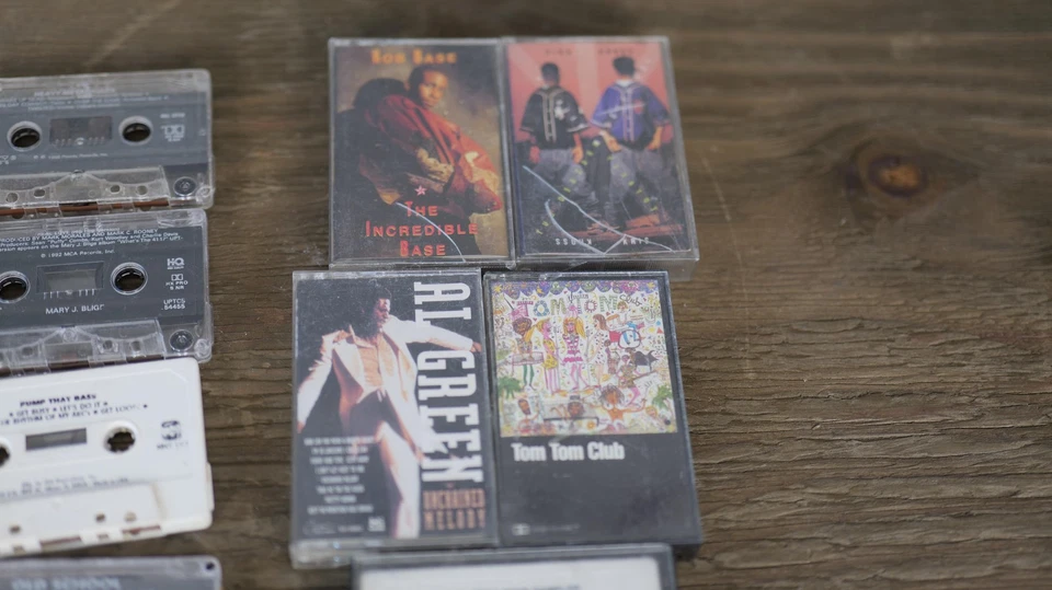 Vintage 80s 90s Cassette Tape Lot Hip Hop R&B Comedy Rob Base Al Green Rakim - Image 2 of 4