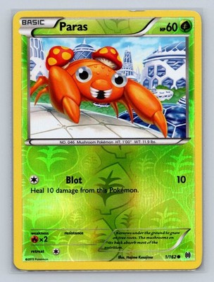 XY - BREAKthrough #1/162 Paras Reverse Holo