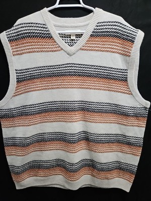 Goodthreads Lambswool  Sweater Vest Men's 2XLT New Pullover V Neck Pale Grey