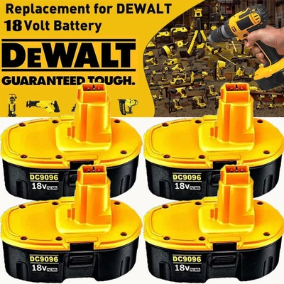 4PACK 18V For Dewalt 18 VOLT XRP Ni-MH 7.0Ah Battery DC9099 DC9096 DC9098 NEW