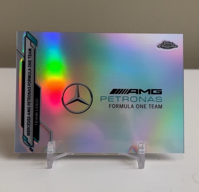 2020 Topps Chrome Formula One F1 Mercedes AMG Petronas Team Refractor #112