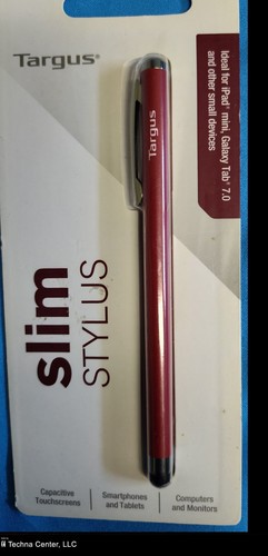 Targus Slim Stylus for Tablets and Smartphones, Red, AMM1214US - Picture 2 of 3