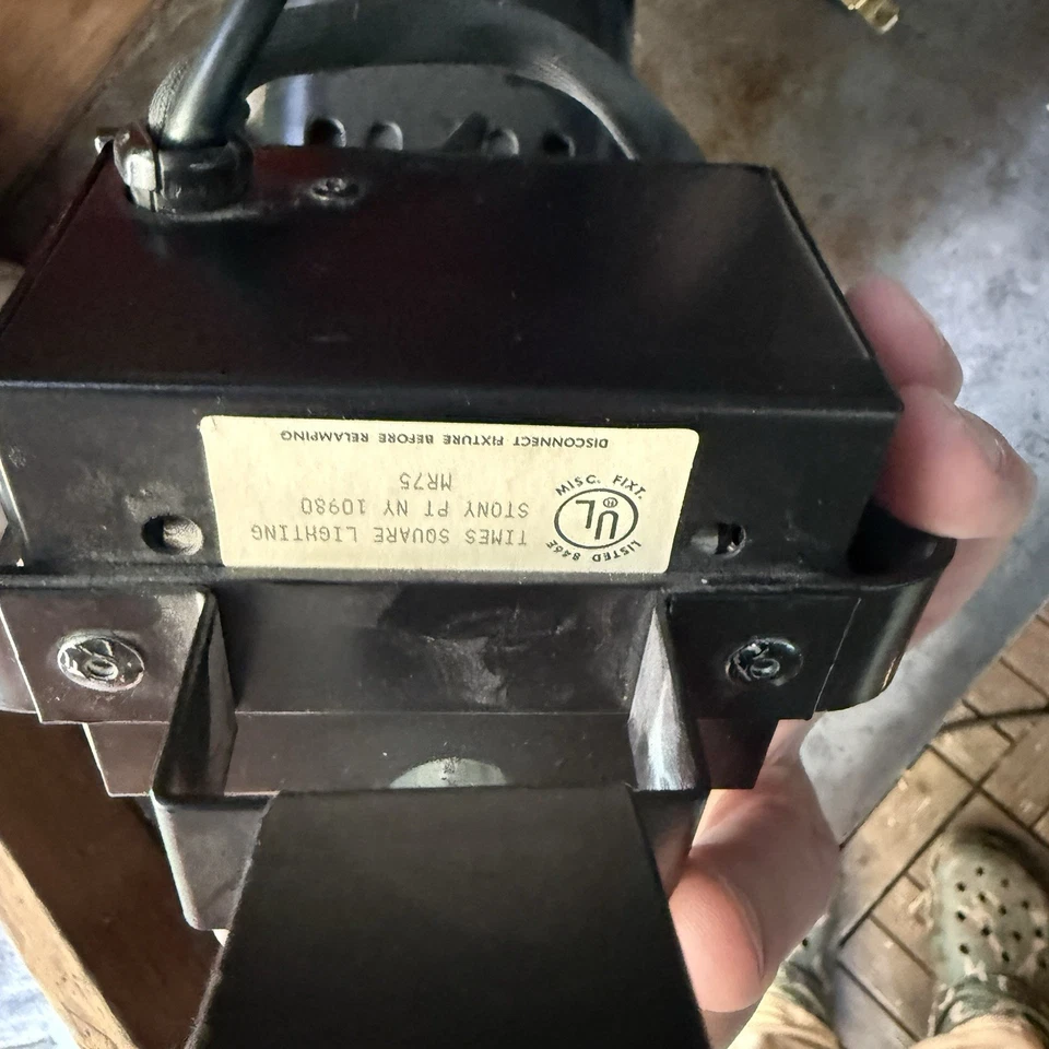 Vintage Times Square Lighting TEK67 Ellipsoidal Spotlight w/ Shutters - Tested - Image 4 of 4