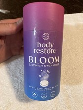 Body Restore BLOOM Shower Steamers Spring Botanical Mix 6 Tablets 6 Scents NEW