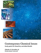 Contemporary Chemical Issues: Study Guide Carraher