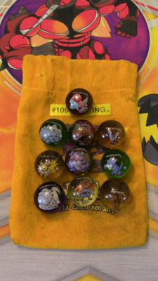 pokemon murmeln konvolut Tasche mit 10 Murmeln #109 Koffing Tasche