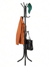 Heavy-Duty Metal Coat Rack 8 Hooks Modern Minimalist Home Office