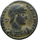035. Roman Bronze Coin. CONSTANTINE I, AE-Follis. Constantinople. Soldiers. VF