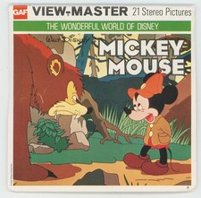 Walt Disney Mickey Mouse View-Master GAF Packet B-528 Exz. Zustand
