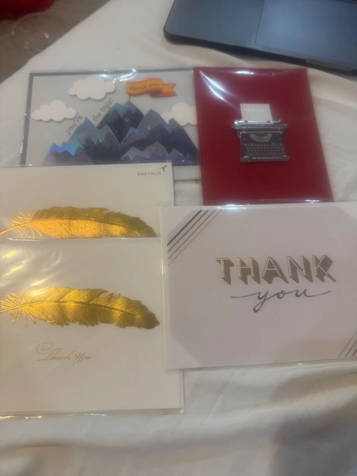 NEW Papyrus Lot of 12 Get Well, Thank You, and Sympathy Cards Mixed Assortment - Image 2 of 4