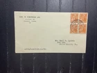 Mexico 1937 FDC 1st day cover to the USA block of 4 1-centimo definitives