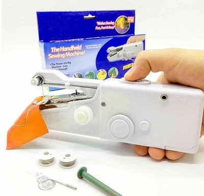 Mini Handheld Tragbare Kabellose Nähmaschine Handstich Heimkleidung  -