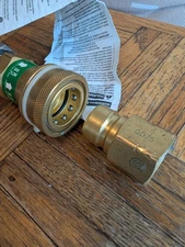 Krowne M7548 48" Mobile Gas Connector Hose 3/4" Quick Disconnect Fittings