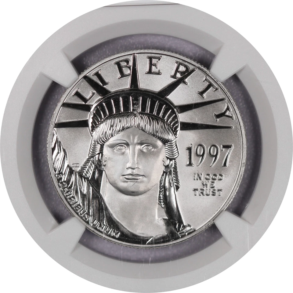1997 $100 American Platinum Eagle 1 oz .9995 NGC MS69 Coin - Image 3 of 4