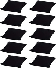 10-Pieces Velvet Small Bracelet/Watch Pillow Jewelry Displays Black 