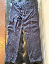Vetements Mens Blue Garderobe Cargo Pants Cot...
