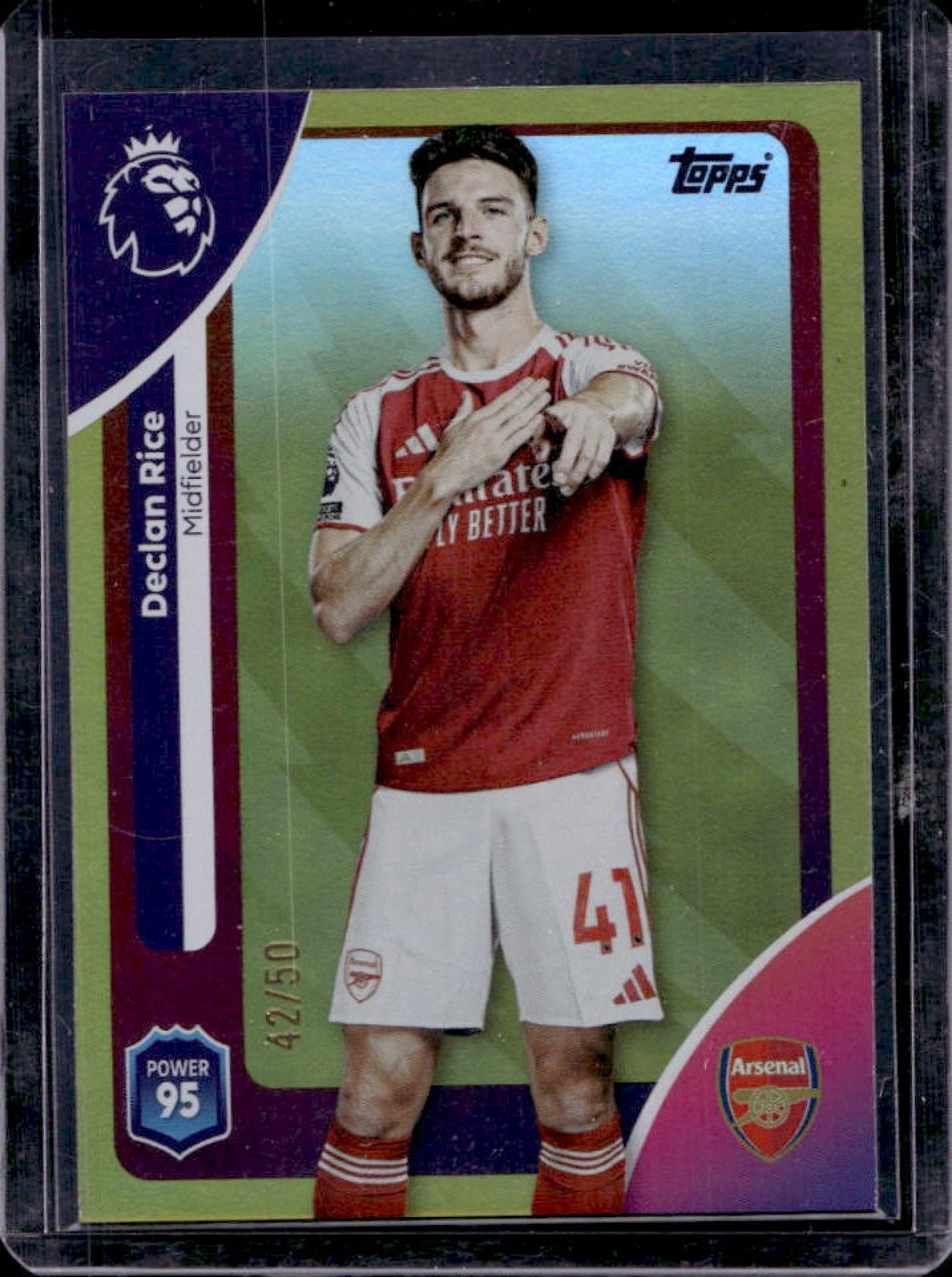 Declan Rice 2025 Topps Premier League #BMA-EV Beast Mode