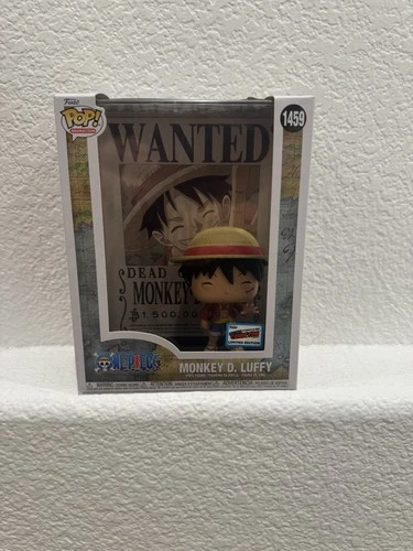 Funko Pop! One Piece Monkey D. Luffy Wanted Poster NYCC '23 Ex Con Sticker #1459